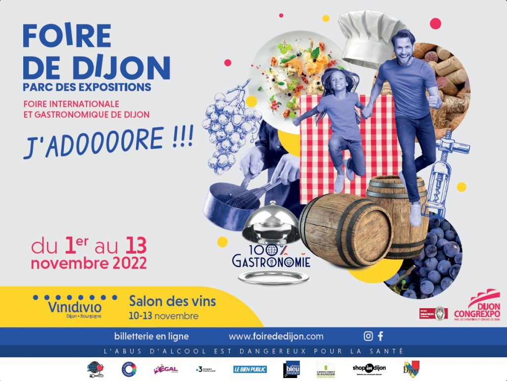 Le CTRC de Bourgogne et nos associations adhérentes seront présentes du 1er au 13 novembre 2022 à la Foire Gastronomique de Dijon