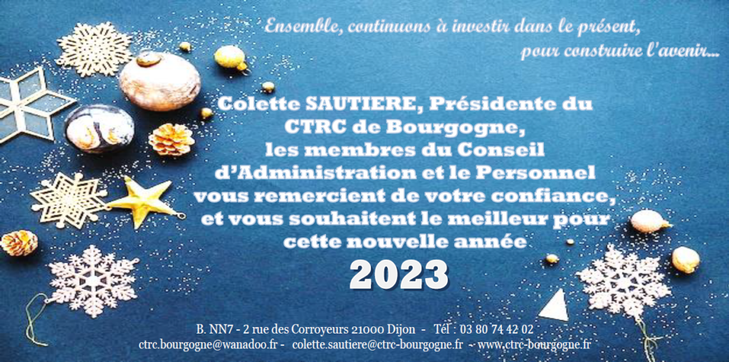 Carte de Voeux 2023 CTRC de Bourgogne