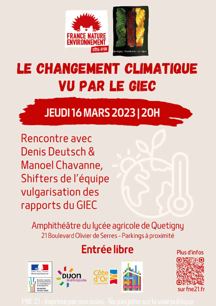 Invitation 16.03.2023 FNE 21 - GIEC